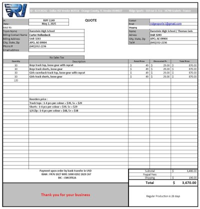 Ramstein Track and Field