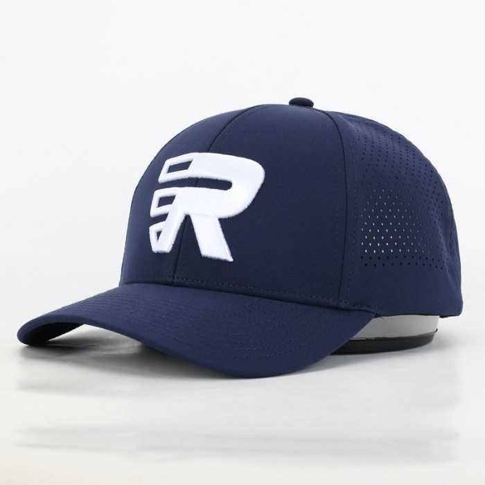 Golf Cap – R Navy - Ridge Sports